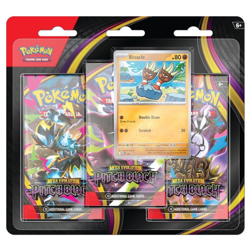 Pitch Black: 3-Pack Blister Binacle