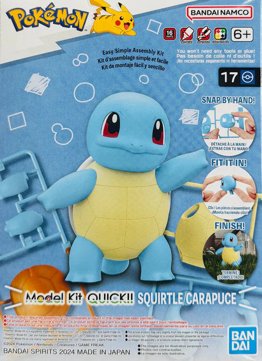 Pokémon Model Kit: Quick!! 17 Squirtle