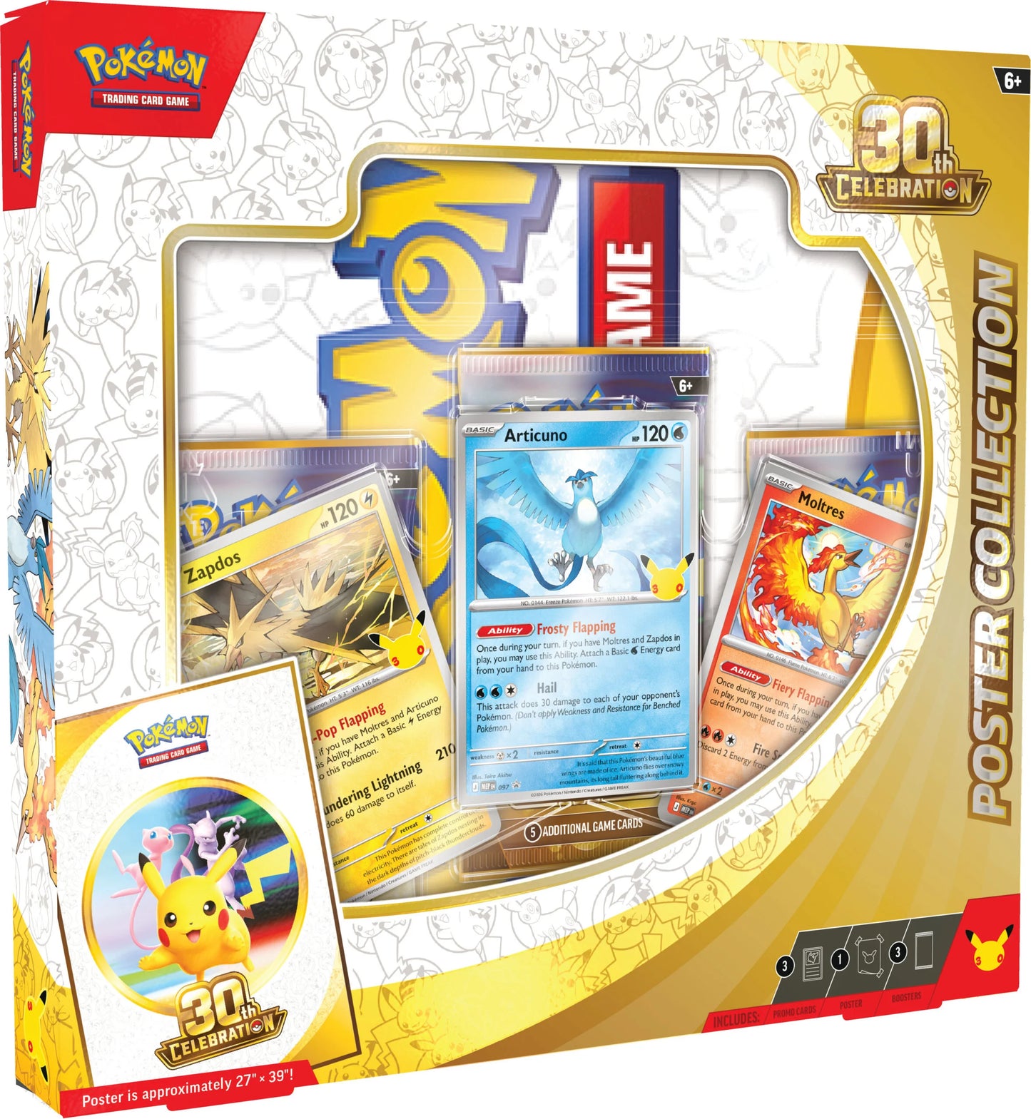 Pokémon TCG: 30th Celebration - Poster Collection (PREVENTA)
