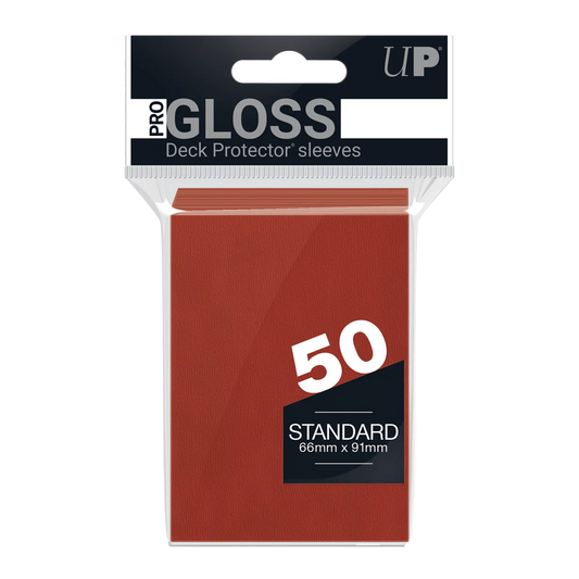 ULTRA PRO PROTECTOR ROJO LAVA X 50