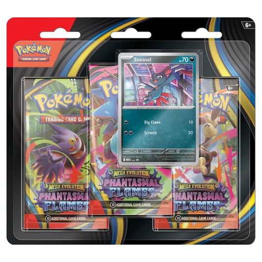 Mega Evolution: Phantasmal Flames 3-Pack Blister Sneasel