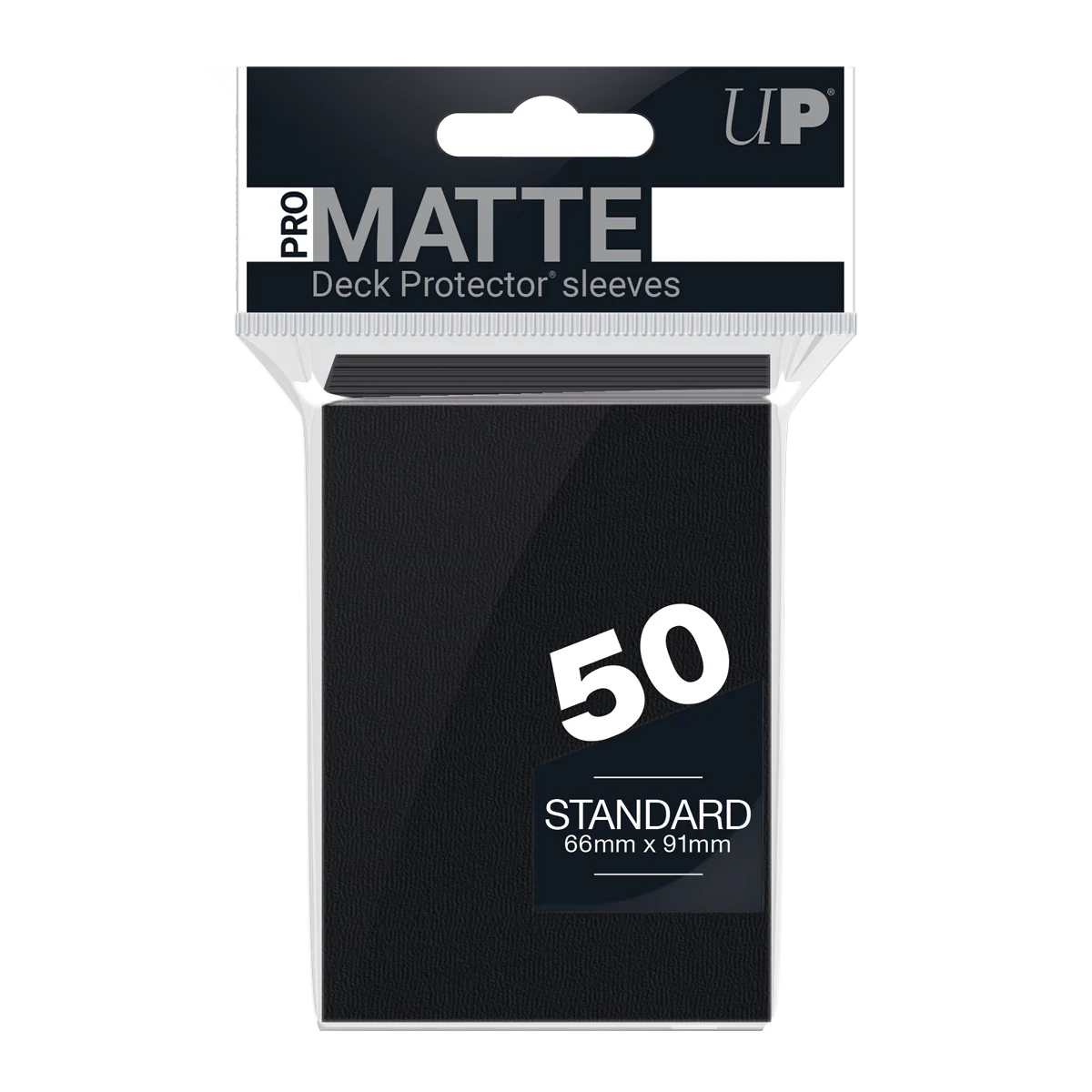 ULTRA PRO PROTECTOR MATTE NEGRO X 50