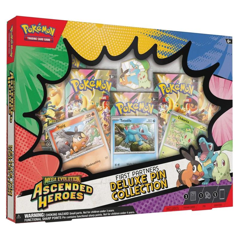 Mega Evolution: Ascended Heroes First Partners Deluxe Pin Collection