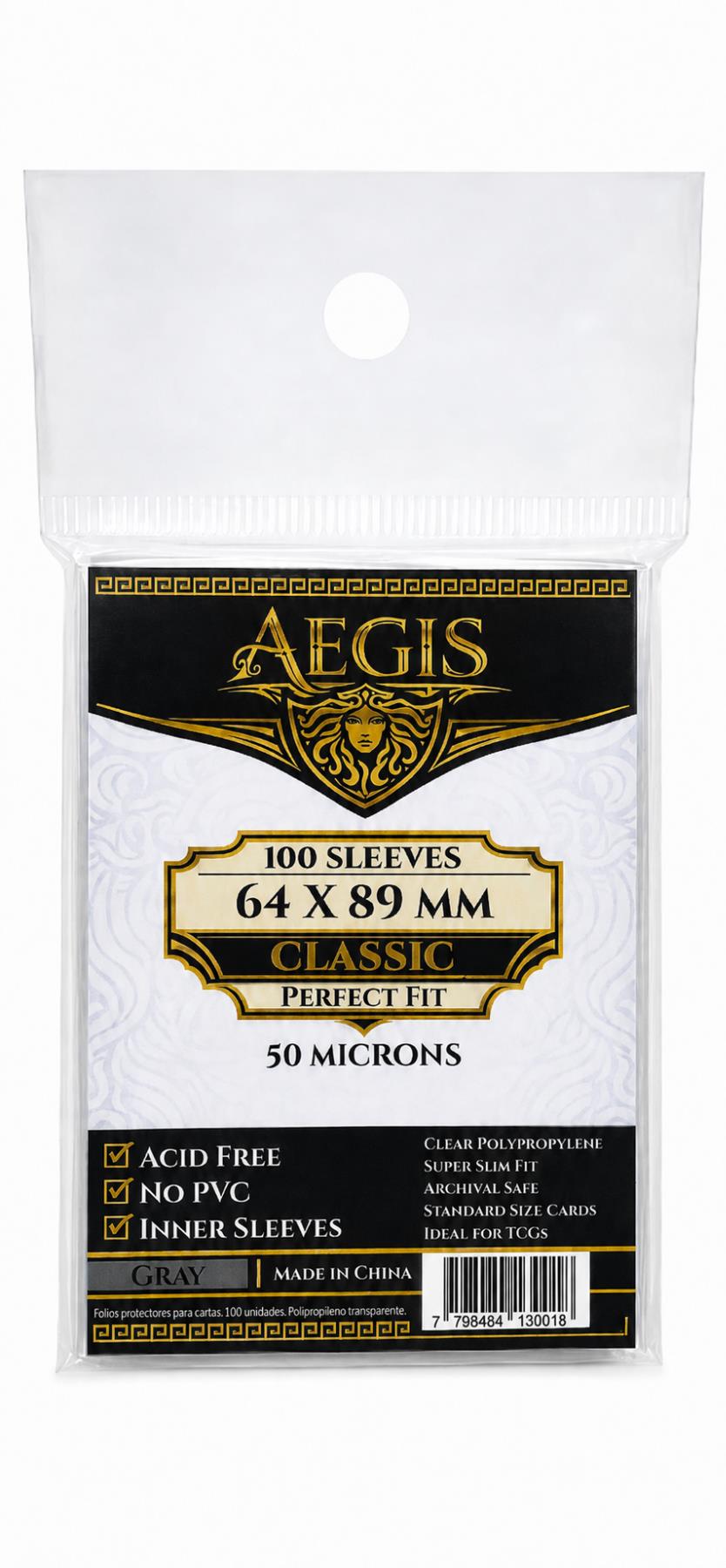 Folios Aegis Perfect-fit - 64 x 89 mm - 50 micrones