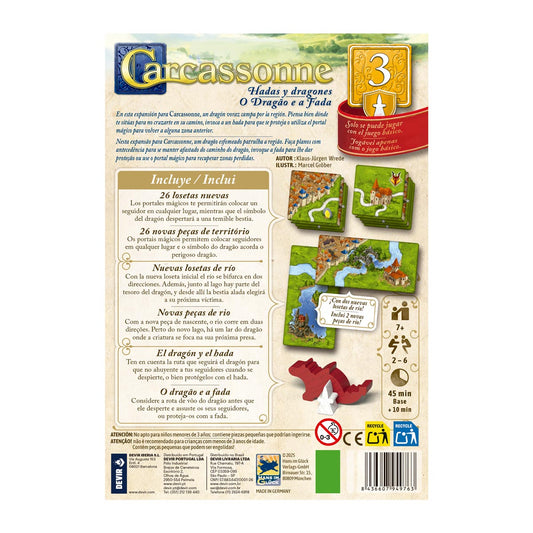 Carcassonne: Hadas y Dragones