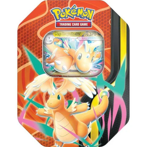 Pokémon TCG: Mega Evolution - Mega Force Tin - Mega Dragonite ESPAÑOL