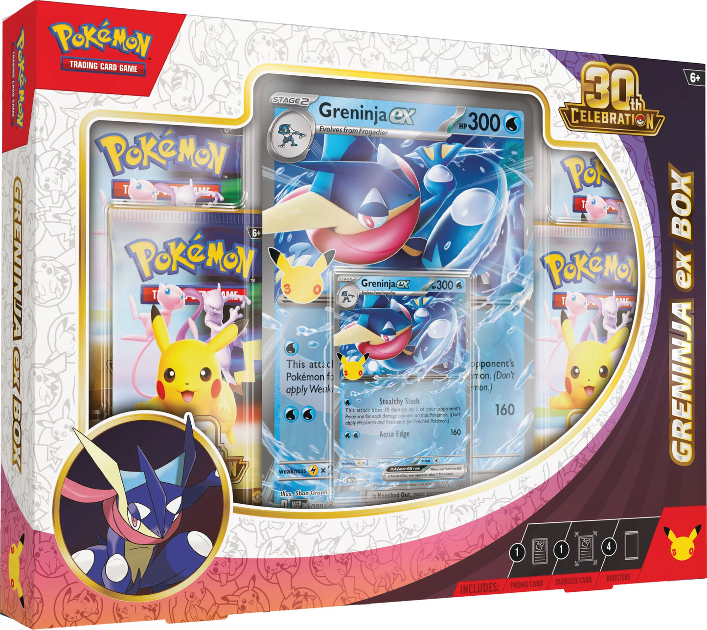 Pokémon TCG: 30th Celebration - Greninja ex Box (PREVENTA)