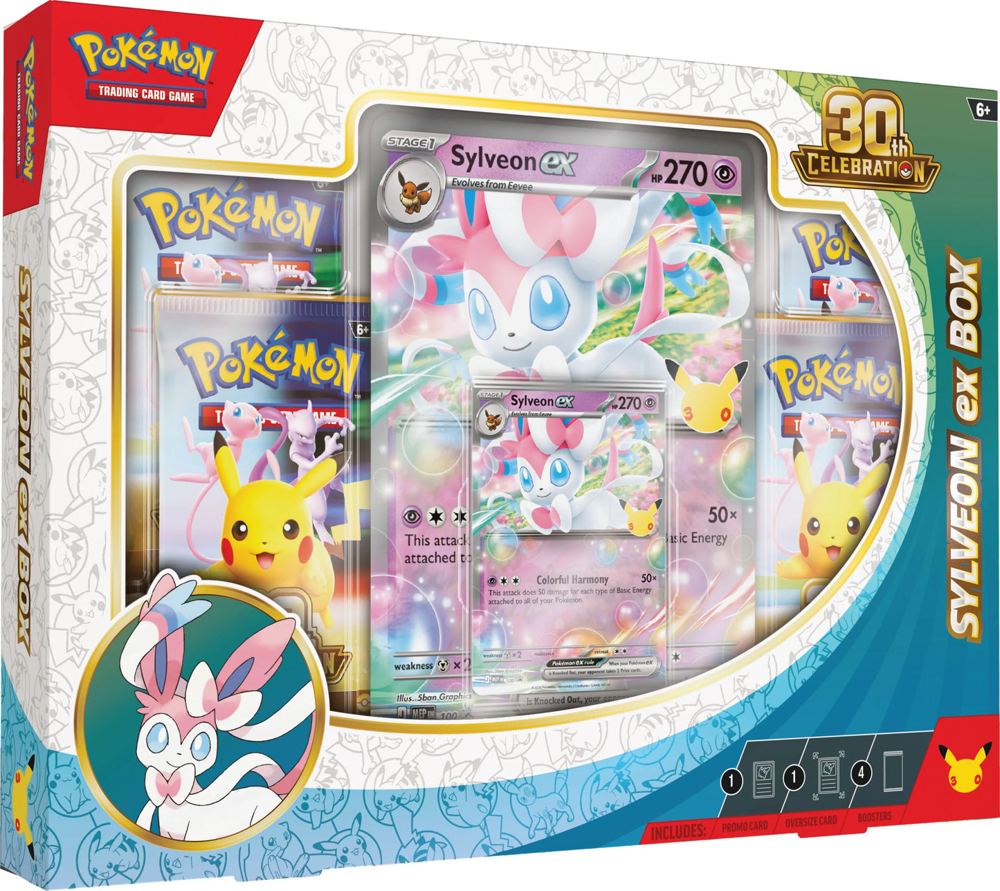 Pokémon TCG: 30th Celebration - Sylveon ex Box (PREVENTA)