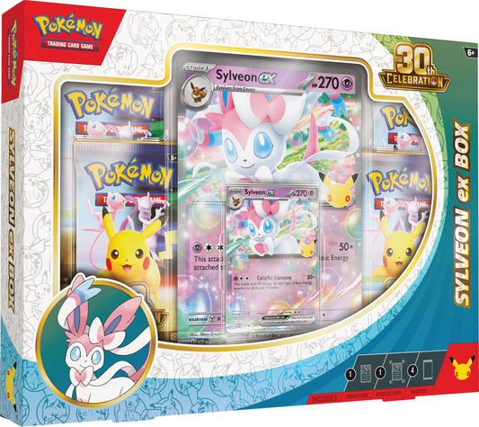 Pokémon TCG: 30th Celebration - Sylveon ex Box (PREVENTA)