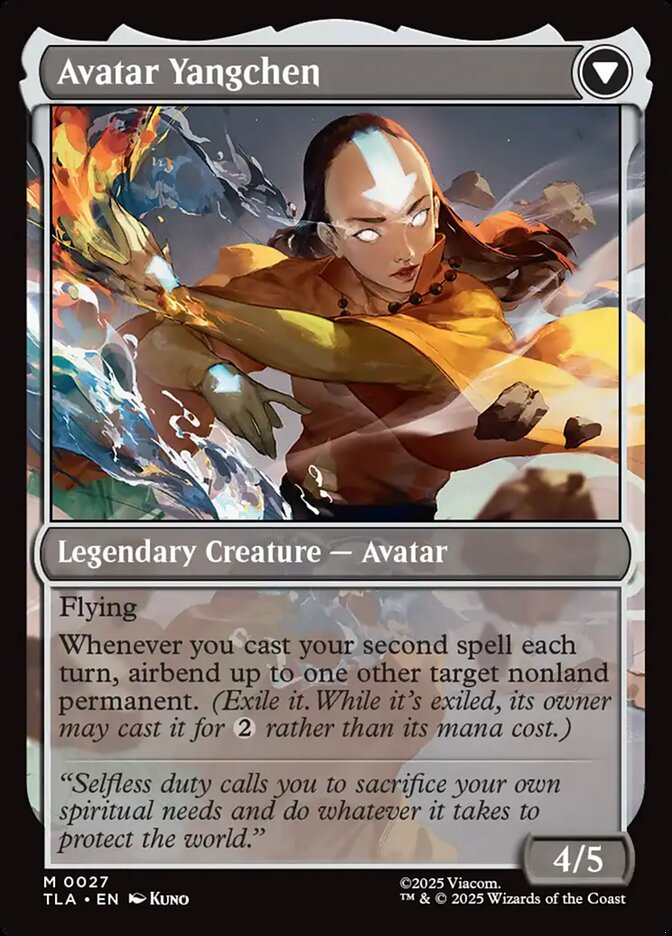 Avatar Yangchen - cara 2