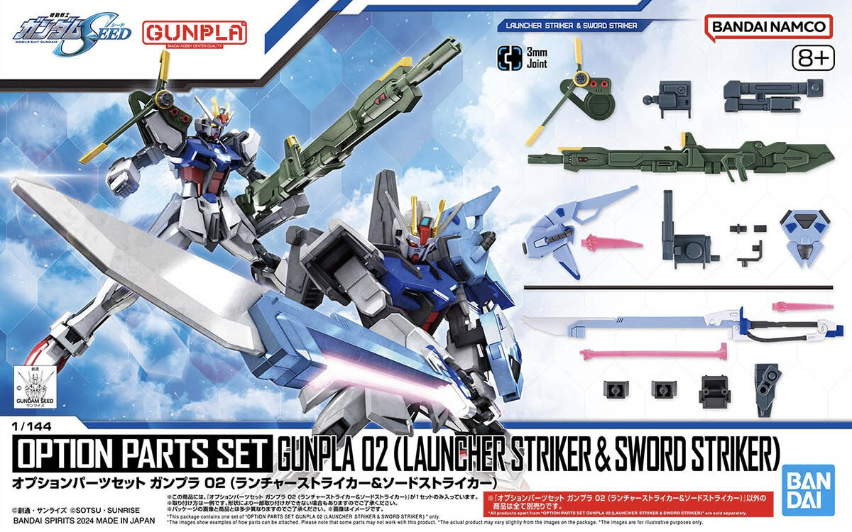 Gundam Option Parts Set Gunpla 02 (Launcher Striker and Sword Striker)