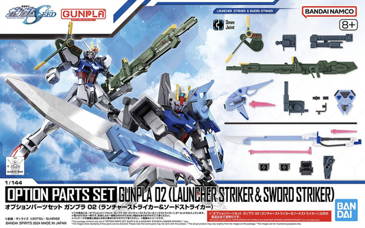 Gundam Option Parts Set Gunpla 02 (Launcher Striker and Sword Striker)