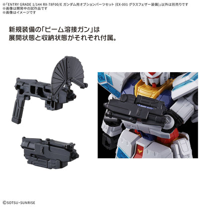 EXPO2025 ENTRY GRADE RX-78F00/E Gundam Optional Parts Set (EX-001 Glass Feather)