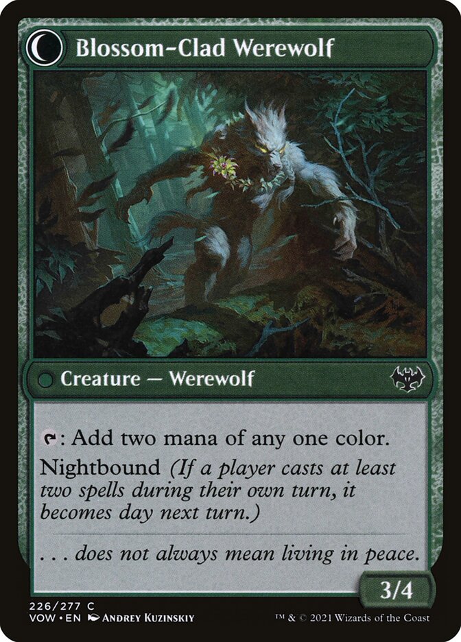 Blossom-Clad Werewolf - cara 2