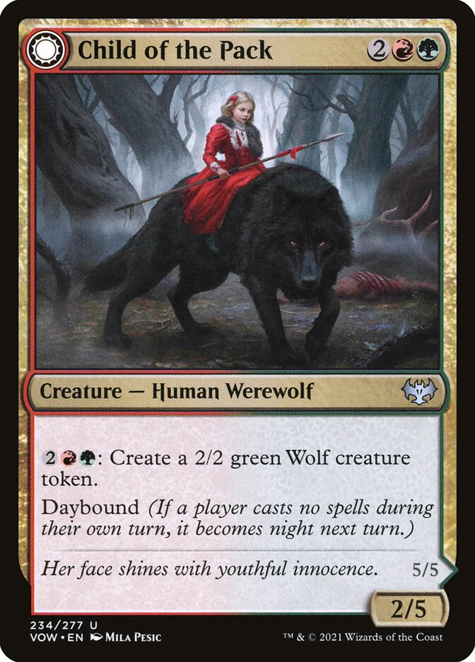 Child of the Pack - cara 1