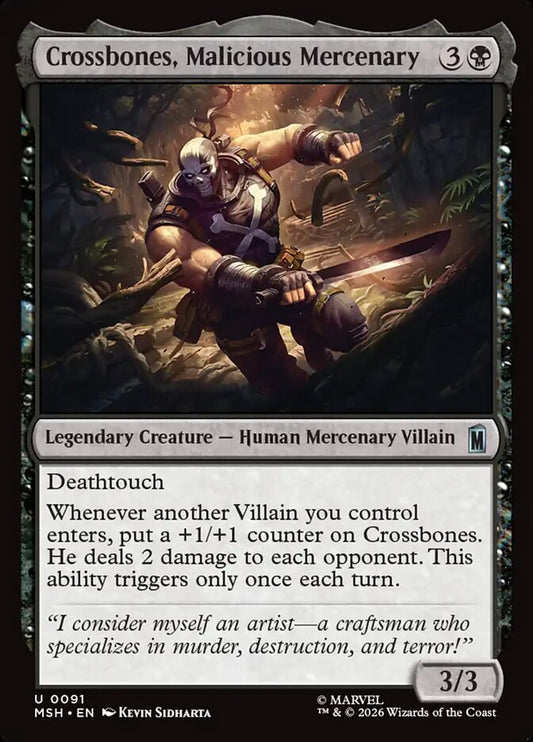 Crossbones, Malicious Mercenary