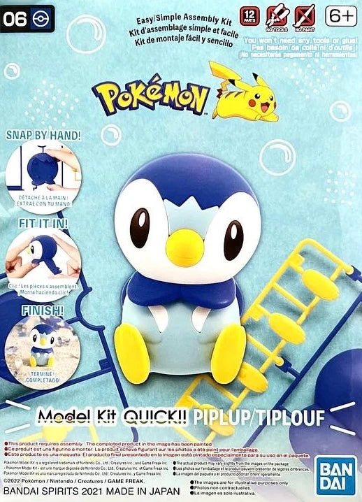 Pokémon Model Kit: Quick!! 06 Piplup