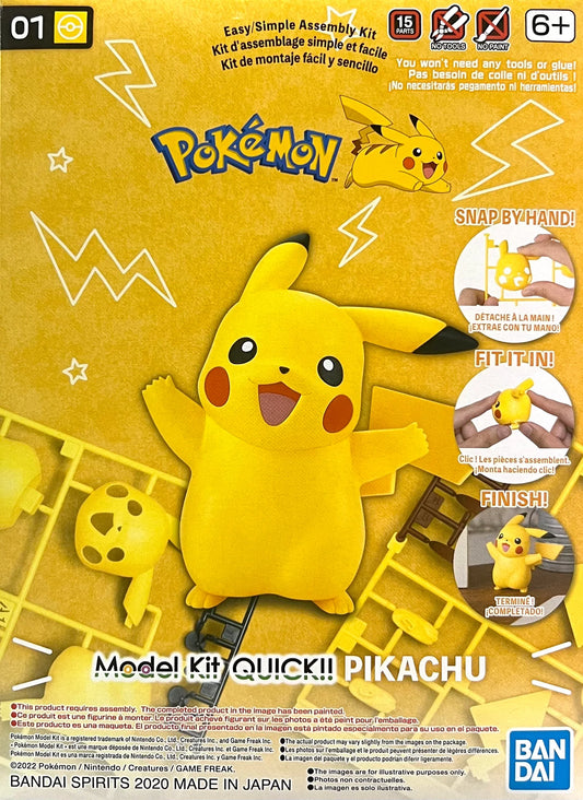 Pokémon Model Kit: Quick!! 01 Pikachu