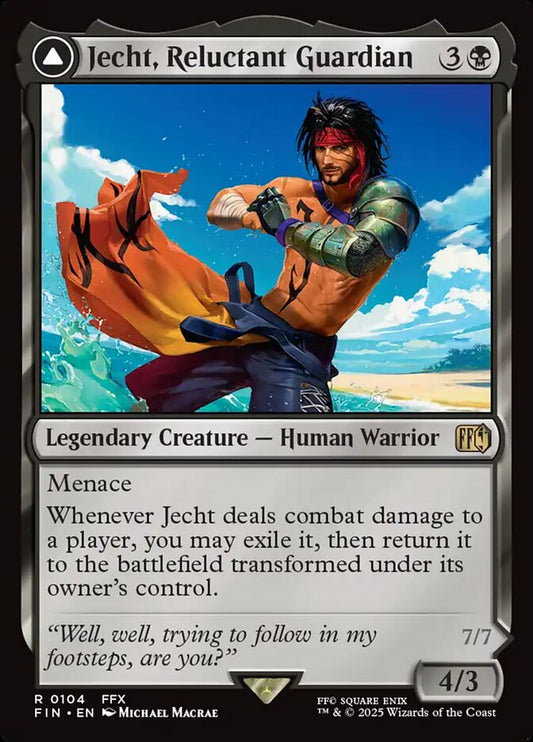 Jecht, Reluctant Guardian - cara 1