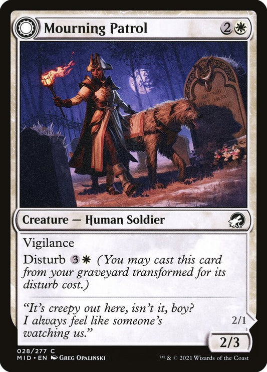 Mourning Patrol - cara 1