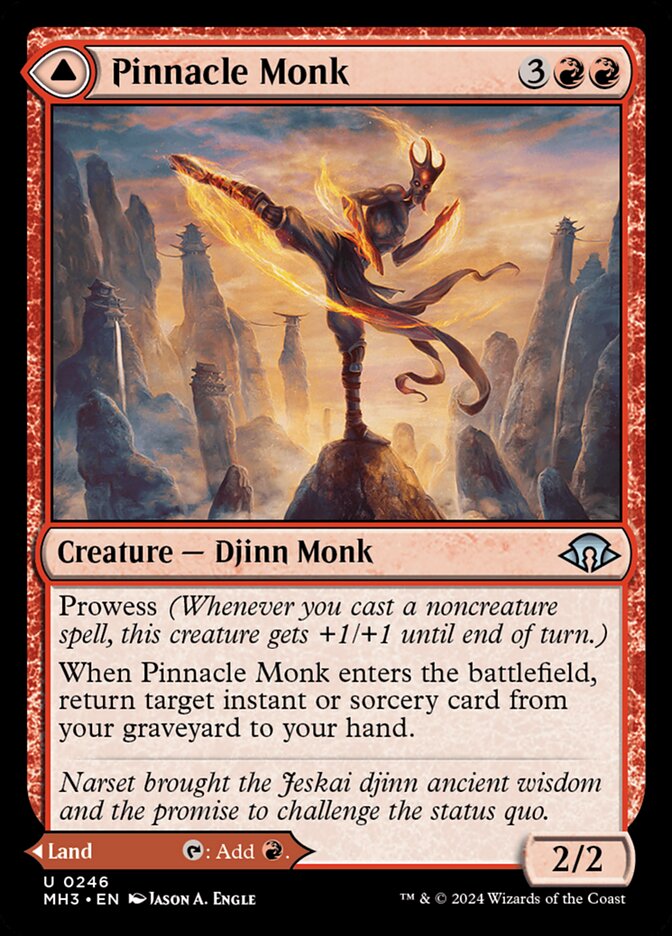 Pinnacle Monk - cara 1