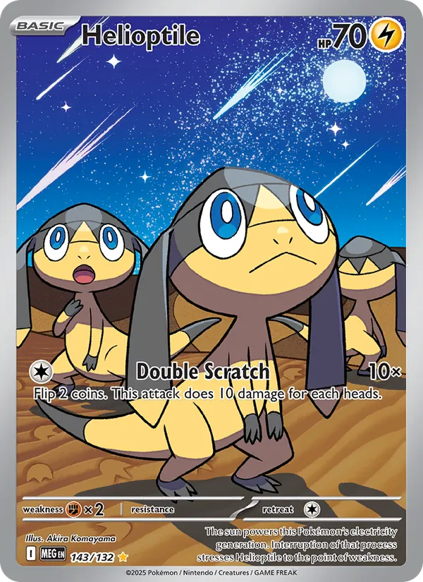 Helioptile (143/132) - Mega Evolution - Illustration rare - EN