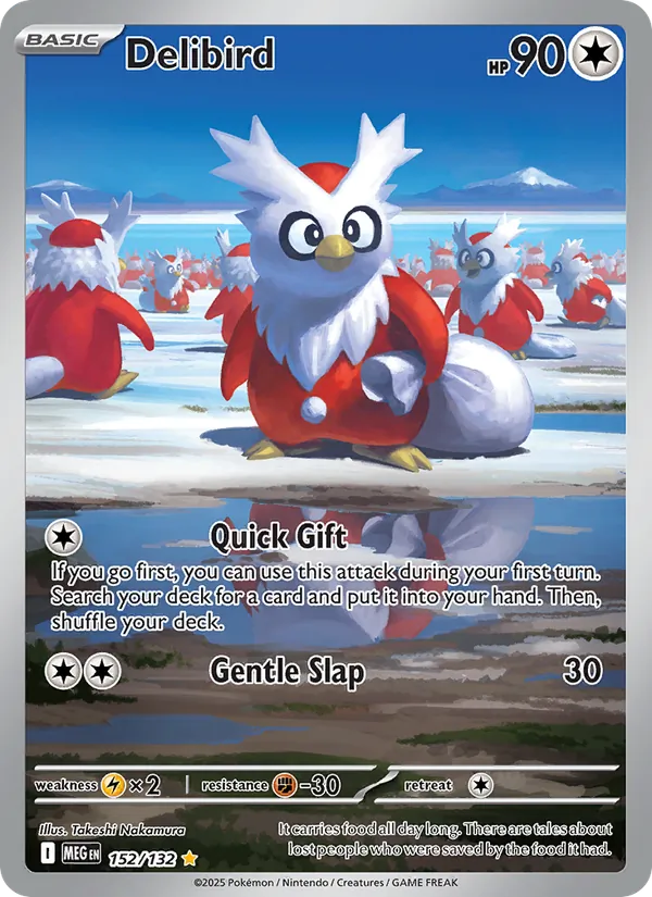 Delibird (152/132) - Mega Evolution - Illustration rare - EN