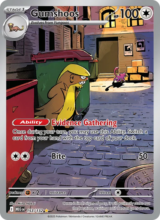 Gumshoos (153/132) - Mega Evolution - Illustration rare - ES