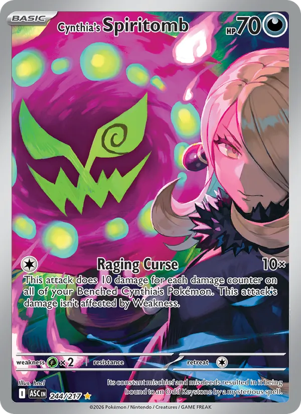 Cynthia's Spiritomb (244/217) - Ascended Heroes - Illustration rare - EN