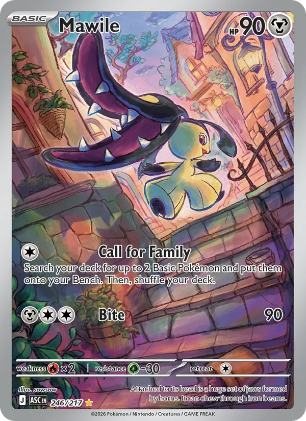 Mawile (246/217) - Ascended Heroes - Illustration rare - EN