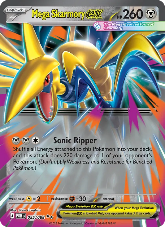 Mega Skarmory ex (055/088) - Perfect Order - Double rare - EN