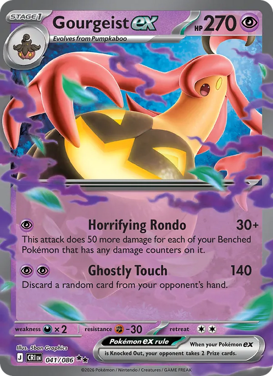 Gourgeist ex (041/086) - Chaos Rising - Double rare - EN