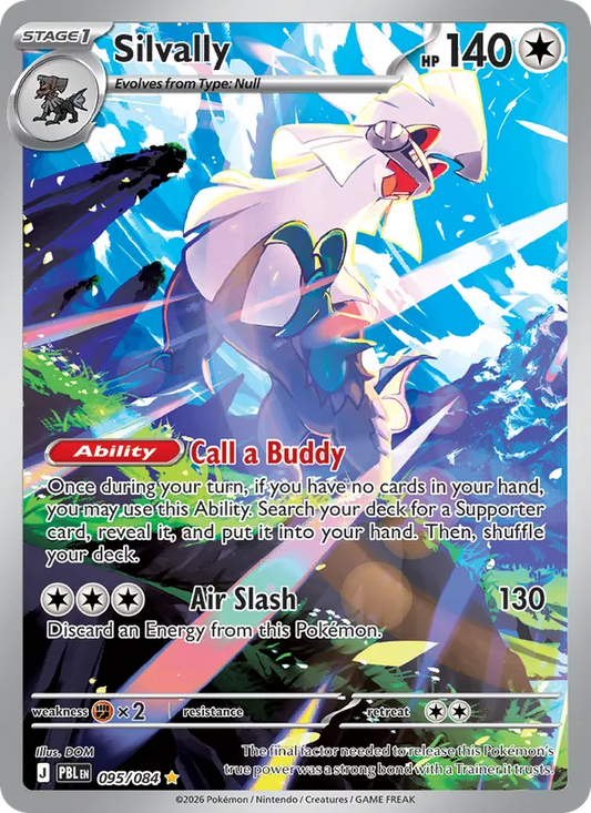Silvally (095/084) - Pitch Black - Illustration rare - EN