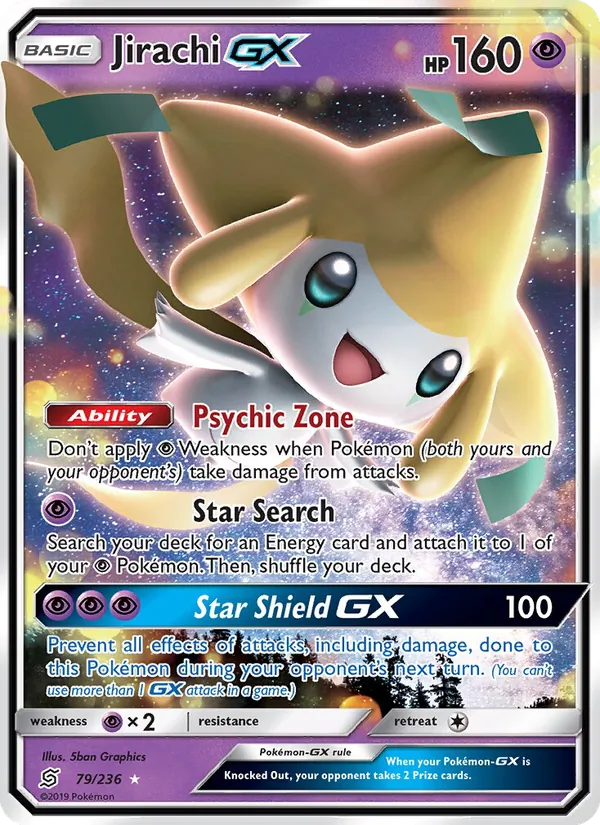 Jirachi GX (79/236) - Unified Minds - Ultra Rare - Normal - EN