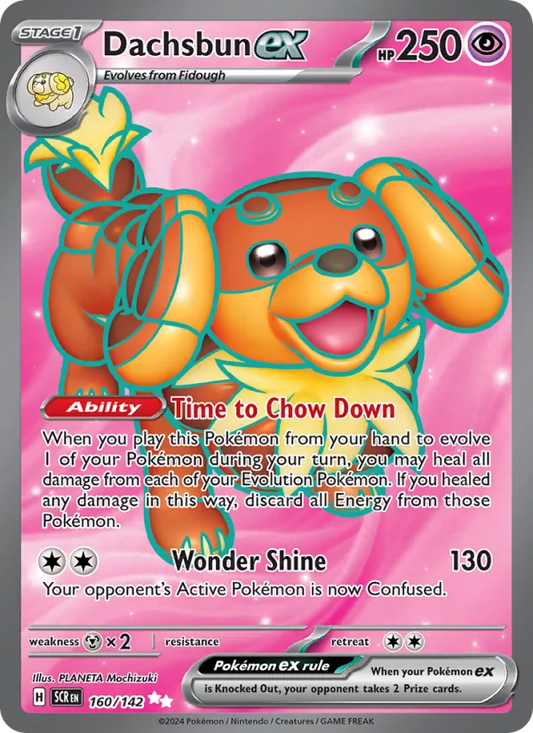 Dachsbun ex (160/142) - Stellar Crown - Ultra Rare - EN