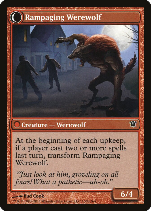 Rampaging Werewolf - cara 2