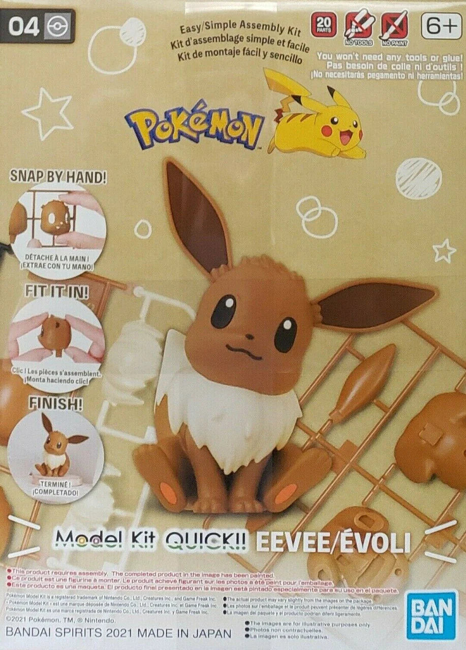 Pokémon Model Kit: Quick!! 04 Eevee