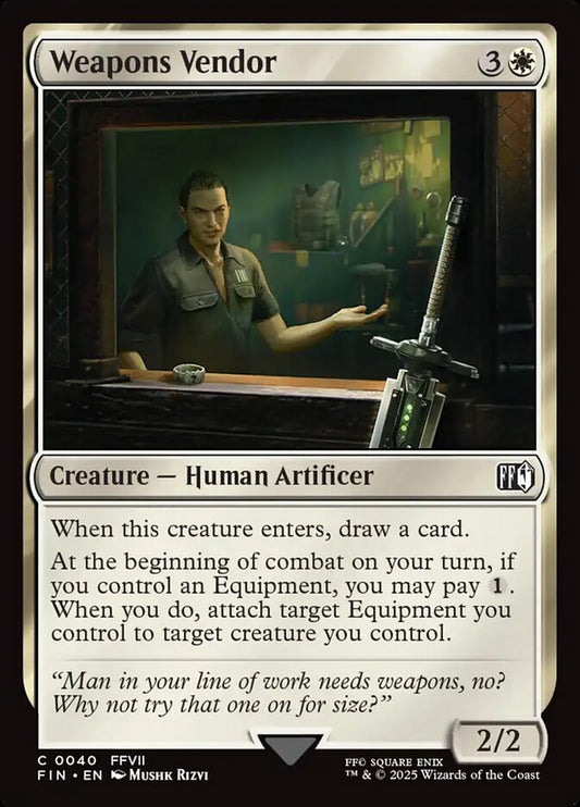 Weapons Vendor